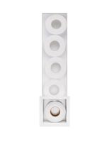 Hotbath &MORE Inbouw reserverol houder voor 6 rollen 16x60x14cm Mat Wit