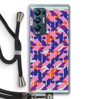 Skew Blush 3: Oppo Find X3 Neo Transparant Hoesje met koord