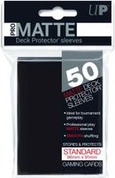 Ultra Pro - Deck Protector Sleeves Zwart (Matte) (50 stuks) - thumbnail
