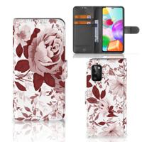 Hoesje Samsung Galaxy A41 Watercolor Flowers