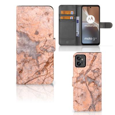 Motorola Moto G32 | Bookcase | Marmer Oranje