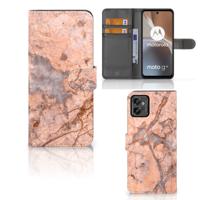 Motorola Moto G32 | Bookcase | Marmer Oranje