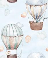 Noordwand Kids Walls Behang met luchtballonnen - 45863