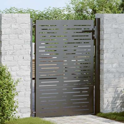 Tuinpoort, Tuindeur 105x75 cm Cortenstaal Vierkant Ontwerp
