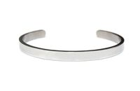 Key Moments 8KM-BM0012 Bangle met tekst strength comes from within one-size zilverkleurig - thumbnail