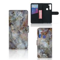 Motorola G8 Power | Bookcase | Marmer Grijs