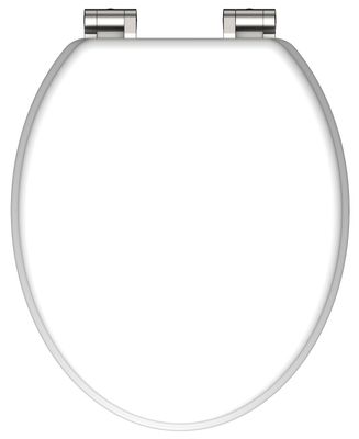 Schutte Houten kern WC-zitting WHITE met softclose | wit
 - 84100 84100