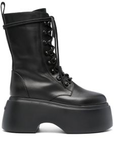 Le Silla bottines Kembra 90 mm en cuir - Noir