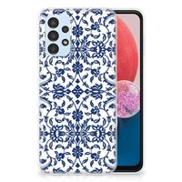 Samsung Galaxy A13 4G TPU Case Flower Blue