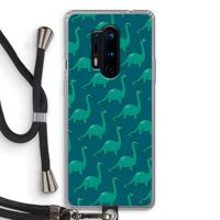 Diplodocus: OnePlus 8 Pro Transparant Hoesje met koord - thumbnail