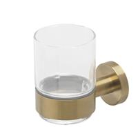 Glashouder Geesa Nemox | Met glas | Goud geborsteld