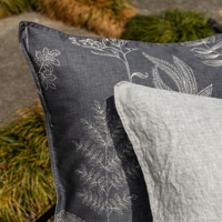 Dommelin Dommelin sierkussen Erbe Satijn 400TC Grijs-Beige 30x50