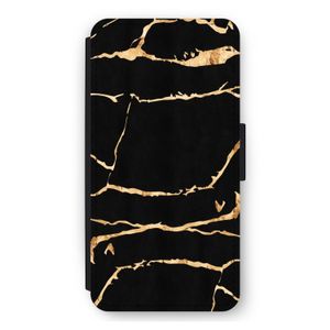 Gouden marmer: iPhone 11 Flip Hoesje