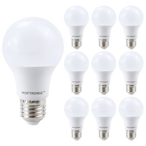 10x E27 LED Lamp - 8,5 Watt 806 lumen - 6500K Daglicht wit licht - Grote fitting - Vervangt 60 Watt