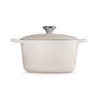LE CREUSET - Signature - Braadpan hoog Meringue 24cm 5,0L