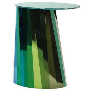 ClassiCon Pli High bijzettafel 53x42 groen, tafelblad glanzend