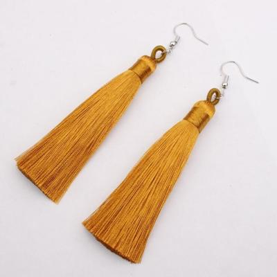 3 delige vrouwen Boho Fashion lange kwast Earrings(coffee)