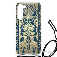 Samsung Galaxy S23 Plus Case Beige Flowers - thumbnail