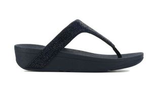 FitFlop TM Dames Slippers in Stof (Blauw)