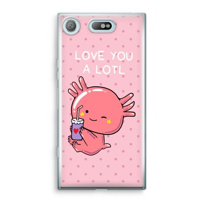 Love You A Lotl: Sony Xperia XZ1 Compact Transparant Hoesje
