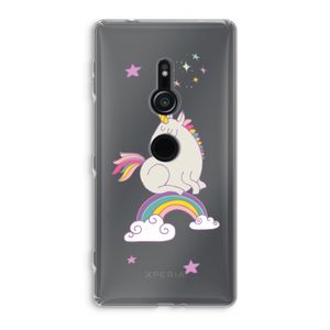 Regenboog eenhoorn: Sony Xperia XZ2 Transparant Hoesje