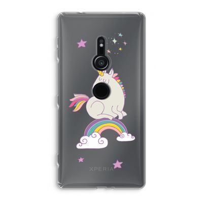 Regenboog eenhoorn: Sony Xperia XZ2 Transparant Hoesje