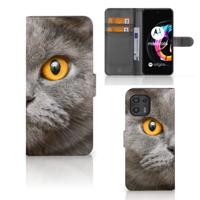 Telefoonhoesje | Met pasjeshouder | Motorola Edge 20 Lite Britse Korthaar