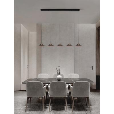 Lyora Design hanglampMorfi recht 5-lichts zwart - 9416952