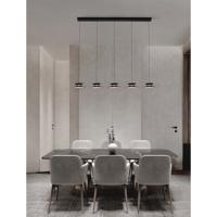 Lyora Design hanglampMorfi recht 5-lichts zwart - 9416952