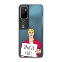Gimme a call: Xiaomi Poco M3 Pro 5G Transparant Hoesje