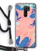 Tropisch: Xiaomi Redmi 9 Transparant Hoesje met koord