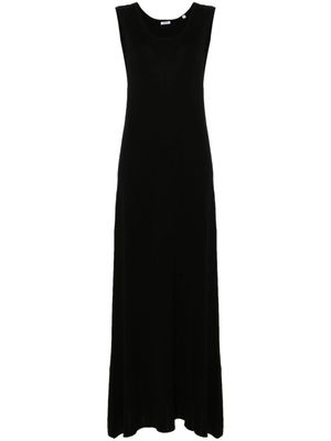 ASPESI robe en maille fine à coupe évasée - Noir