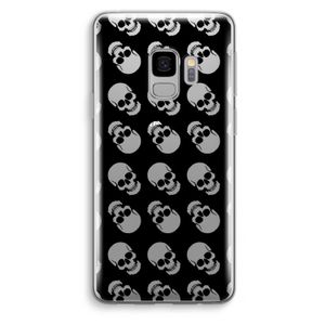 Musketon Skulls: Samsung Galaxy S9 Transparant Hoesje