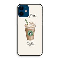 But first coffee: iPhone 12 mini Biologisch afbreekbaar hoesje