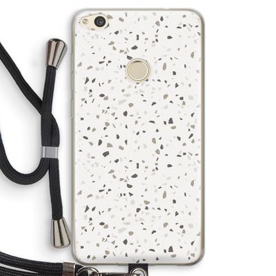 Terrazzo N°14: Huawei Ascend P8 Lite (2017) Transparant Hoesje met koord