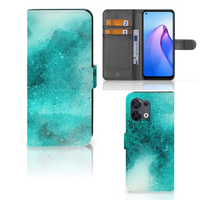 Hoesje OPPO Reno8 Painting Blue