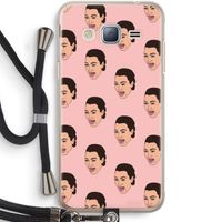 Ugly Cry Call: Samsung Galaxy J3 (2016) Transparant Hoesje met koord