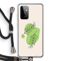 Beleaf in you: Samsung Galaxy A72 5G Transparant Hoesje met koord