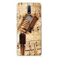 Nokia 2.4 | Siliconen hoesje | met foto Bladmuziek