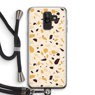 Terrazzo N°13: Samsung Galaxy J8 (2018) Transparant Hoesje met koord