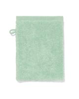 HEMA Washand 16x21cm zware kwaliteit gemêleerd groen (groen)