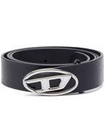 Diesel ceinture à boucle logo - Noir - thumbnail