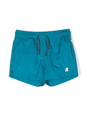 K Way Kids short de bain à logo imprimé - Bleu K Way Kids short de bain à logo imprimé - Bleu