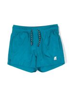 K Way Kids short de bain à logo imprimé - Bleu