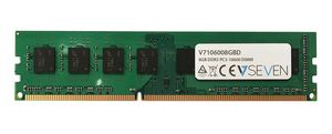 V7 V7106008GBD geheugenmodule 8 GB 1 x 8 GB DDR3 1333 MHz