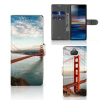 Sony Xperia 10 | Flip Cover | Golden Gate Bridge