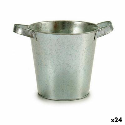 Kubus Zilverkleurig Zink 20 x 14 x 16,2 cm (24 Stuks)