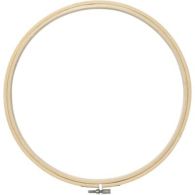 Borduurring rond - hout - 15 cm - Borduurframe - Borduren