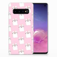 Samsung Galaxy S10 TPU Hoesje Sleeping Cats