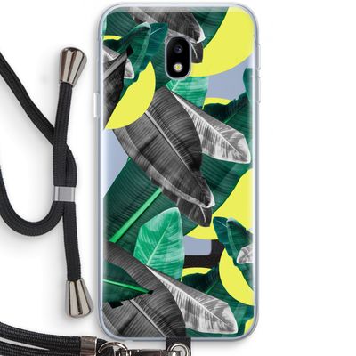 Fantasie jungle: Samsung Galaxy J3 (2017) Transparant Hoesje met koord